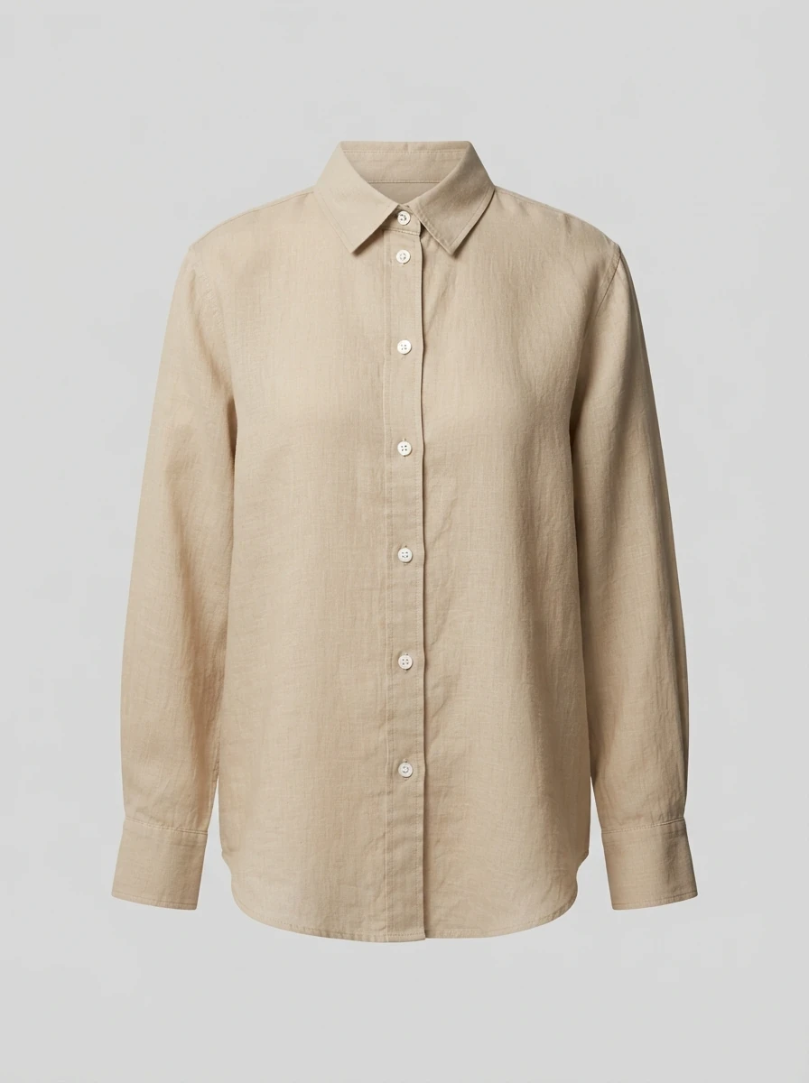 Linen shirt: product photo